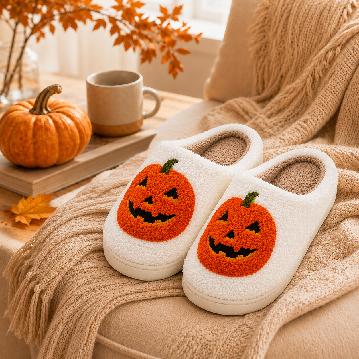 Puffkin™ Spooky Slippers