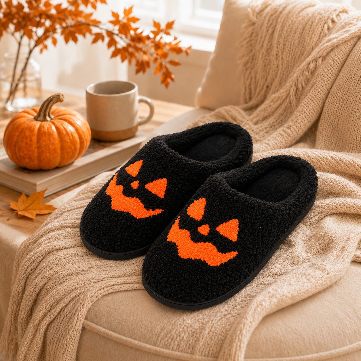 Puffkin™ Spooky Slippers